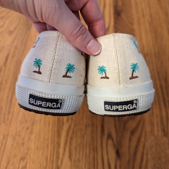Superga xo Jennifer Meyer sneakers for women with palm trees patterns - Picture 7 of 10